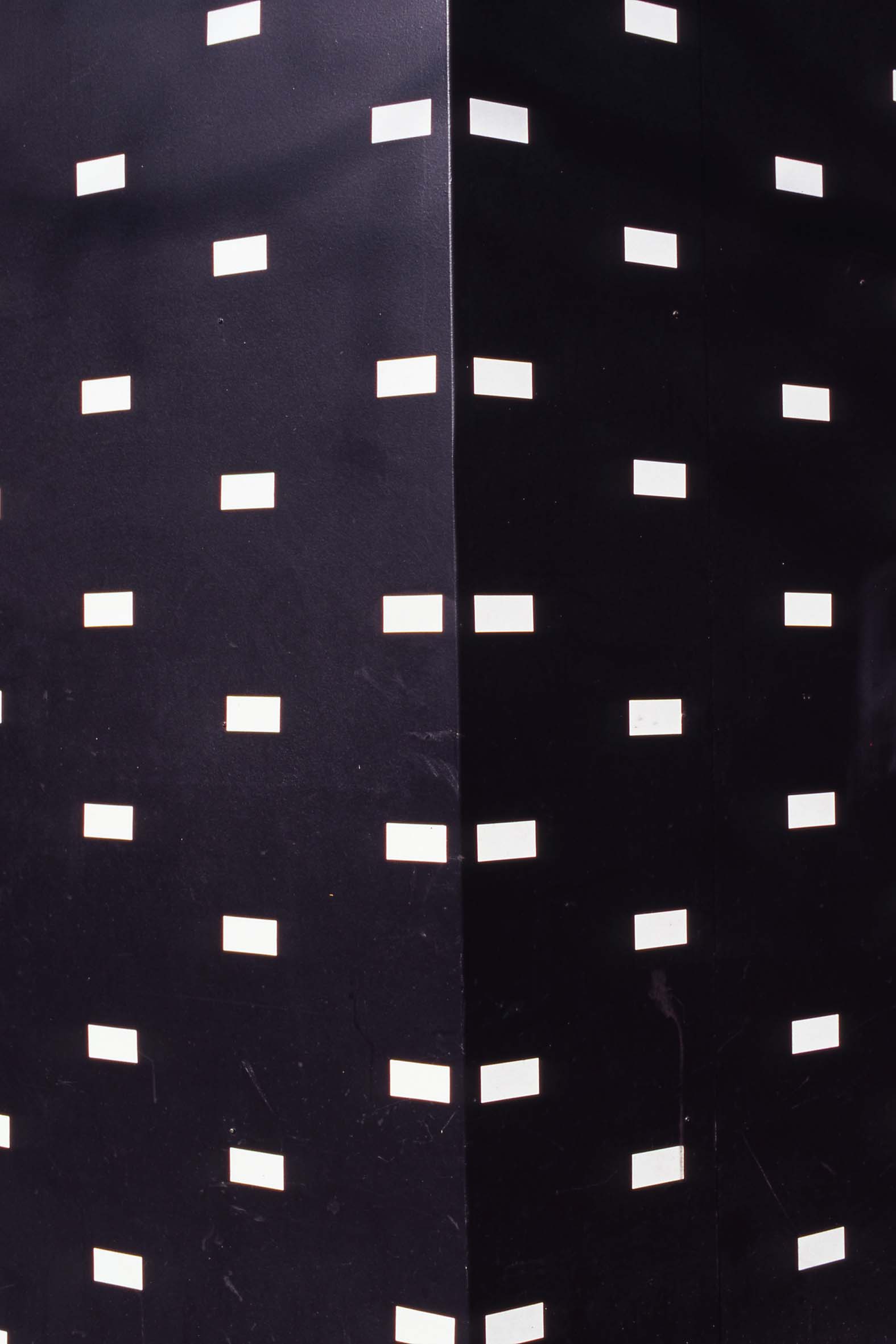 Niele TORONI, Empreintes de pinceau n°50 répétées à intervalles réguliers (30 cm), 1967